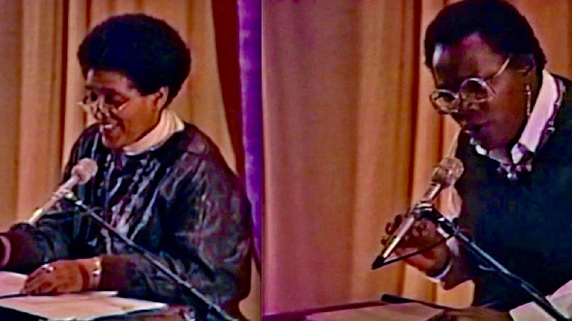 Audre Lorde + Pat Parker-Feb 7 1986 at The Women's Bldg
